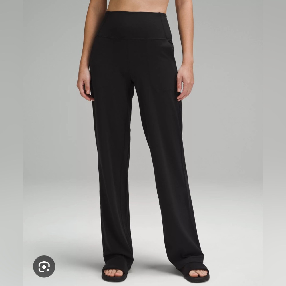 Lululemon Align High-Rise Wide-Leg Pant in Black
